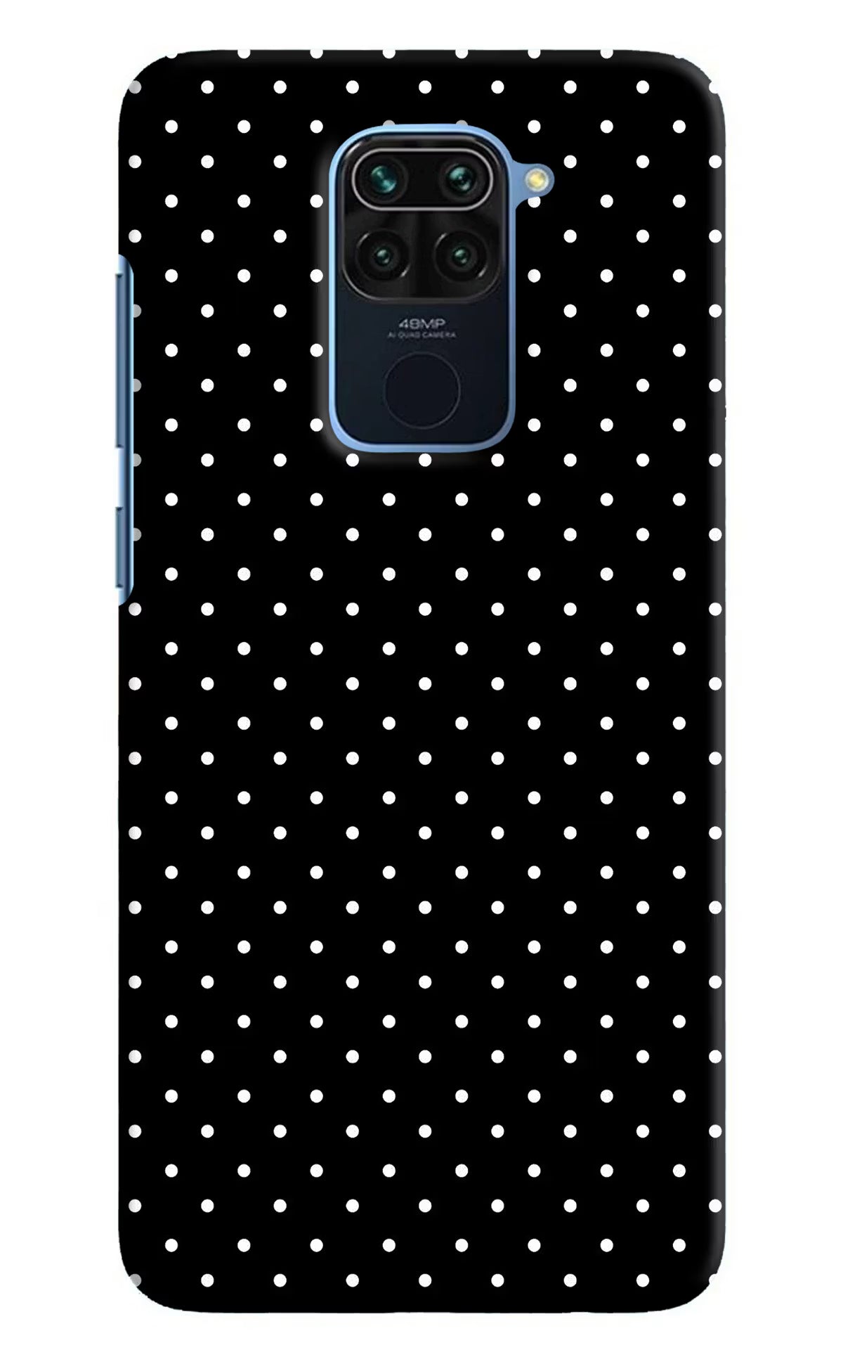White Dots Redmi Note 9 Hard Case Back Cover by Casekaro