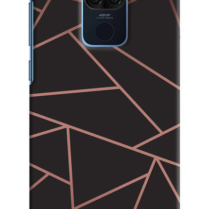 Geometric Pattern Redmi Note 9 Hard Case Back Cover by Casekaro