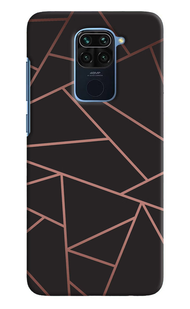 Geometric Pattern Redmi Note 9 Hard Case Back Cover by Casekaro