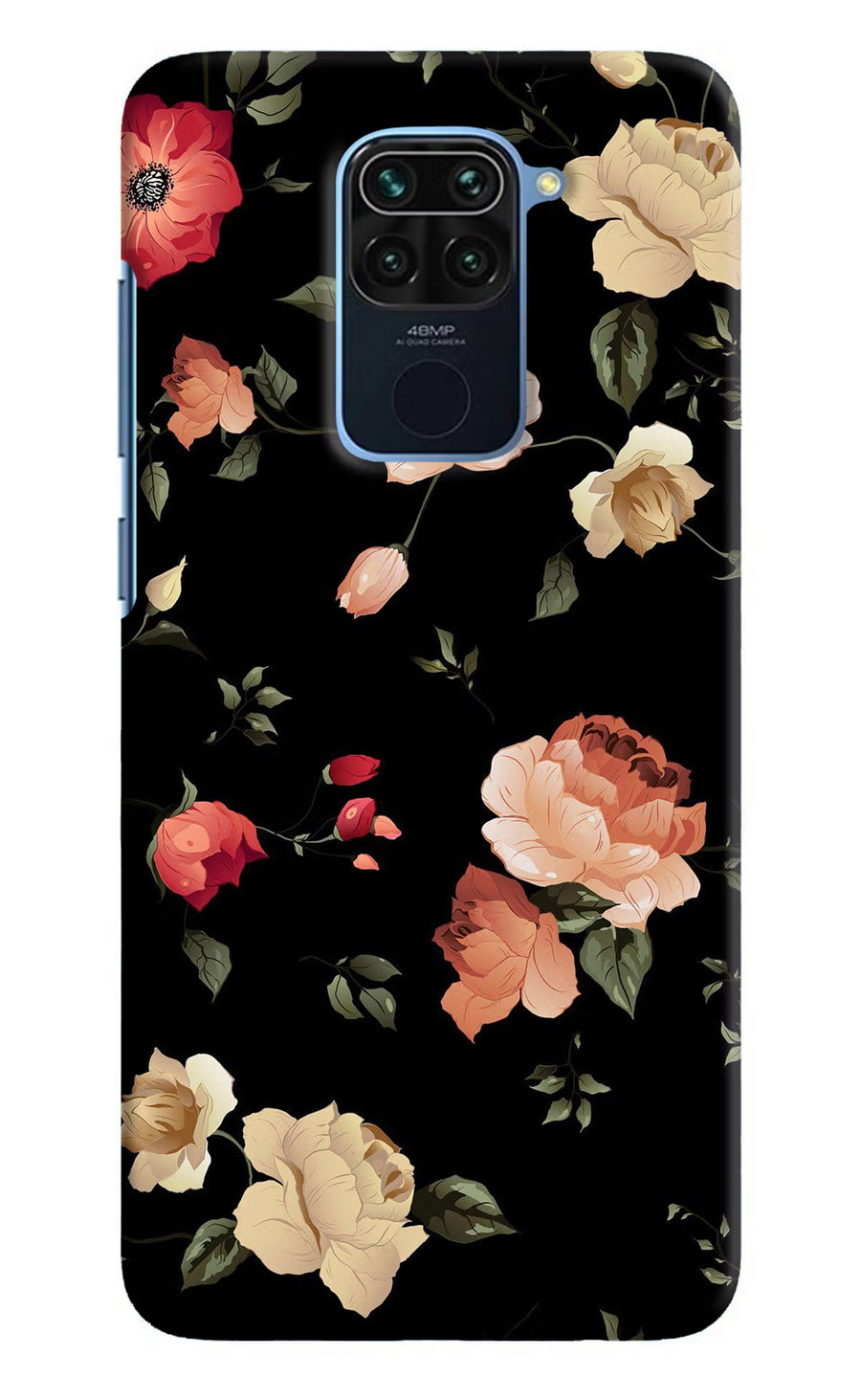Flowers Redmi Note 9 Back Cover, Hard case