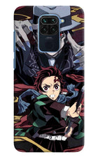 Demon Slayer Redmi Note 9 Hard Case Back Cover by Casekaro