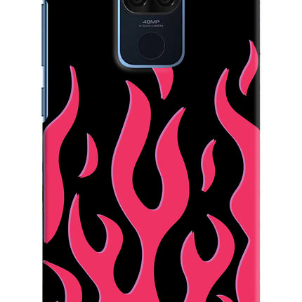 Fire Flames Redmi Note 9 Hard Case Back Cover by Casekaro