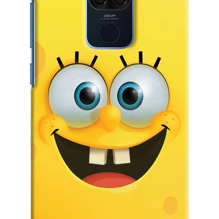 Sponge 1 Redmi Note 9 Hard Case Back Cover by Casekaro