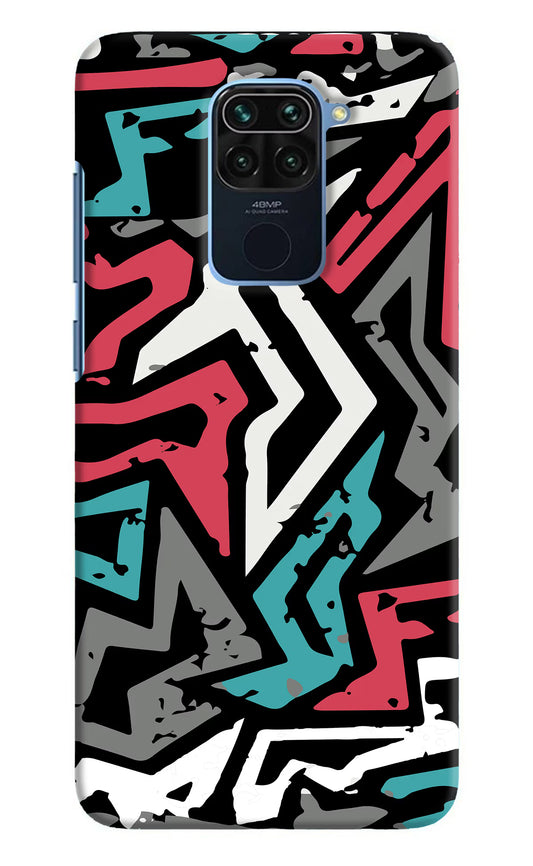 Geometric Graffiti Redmi Note 9 Hard Case Back Cover by Casekaro