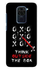 Think out of the BOX Redmi Note 9 Hard Case Back Cover by Casekaro