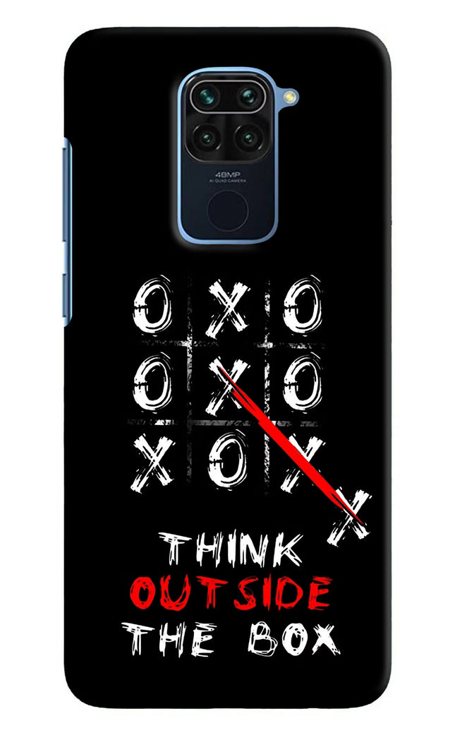 Think out of the BOX Redmi Note 9 Hard Case Back Cover by Casekaro