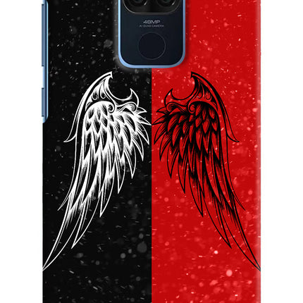 Wings Redmi Note 9 Hard Case Back Cover by Casekaro