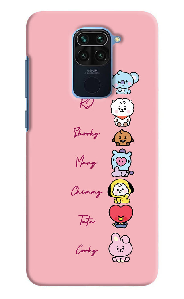 BTS names Redmi Note 9 Hard Case Back Cover by Casekaro