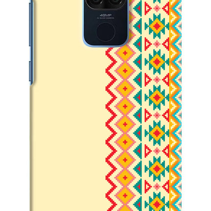 Ethnic Seamless Redmi Note 9 Hard Case Back Cover by Casekaro