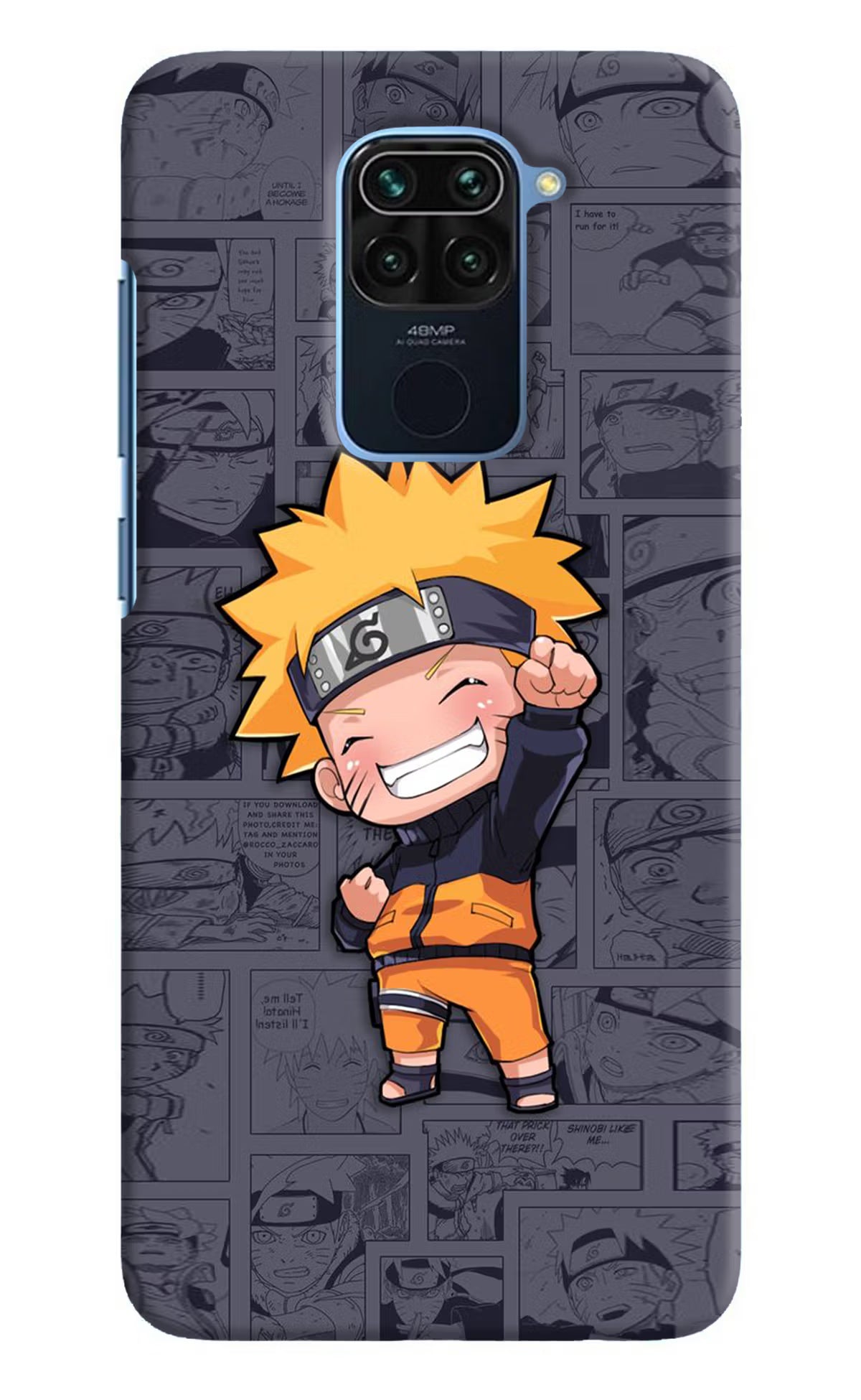 Chota Naruto Redmi Note 9 Hard Case Back Cover by Casekaro