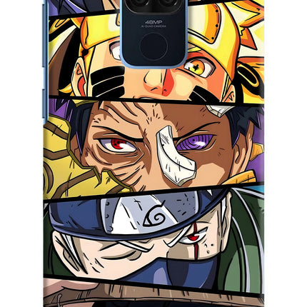 Naruto Character Redmi Note 9 Hard Case Back Cover by Casekaro