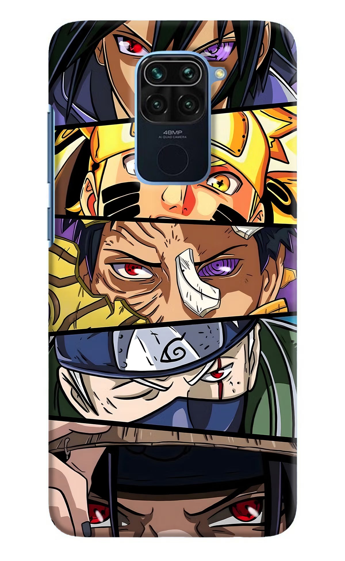 Naruto Character Redmi Note 9 Hard Case Back Cover by Casekaro