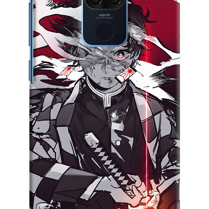 Demon Slayer Redmi Note 9 Hard Case Back Cover by Casekaro