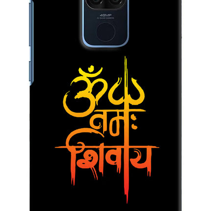 Om Namah Shivay Redmi Note 9 Hard Case Back Cover by Casekaro