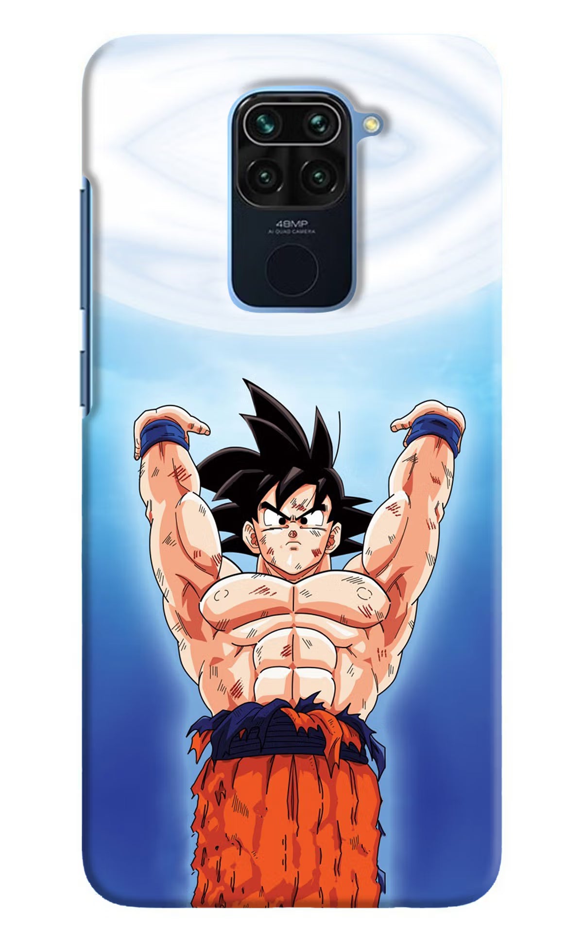 Goku Power Redmi Note 9 Hard Case Back Cover by Casekaro