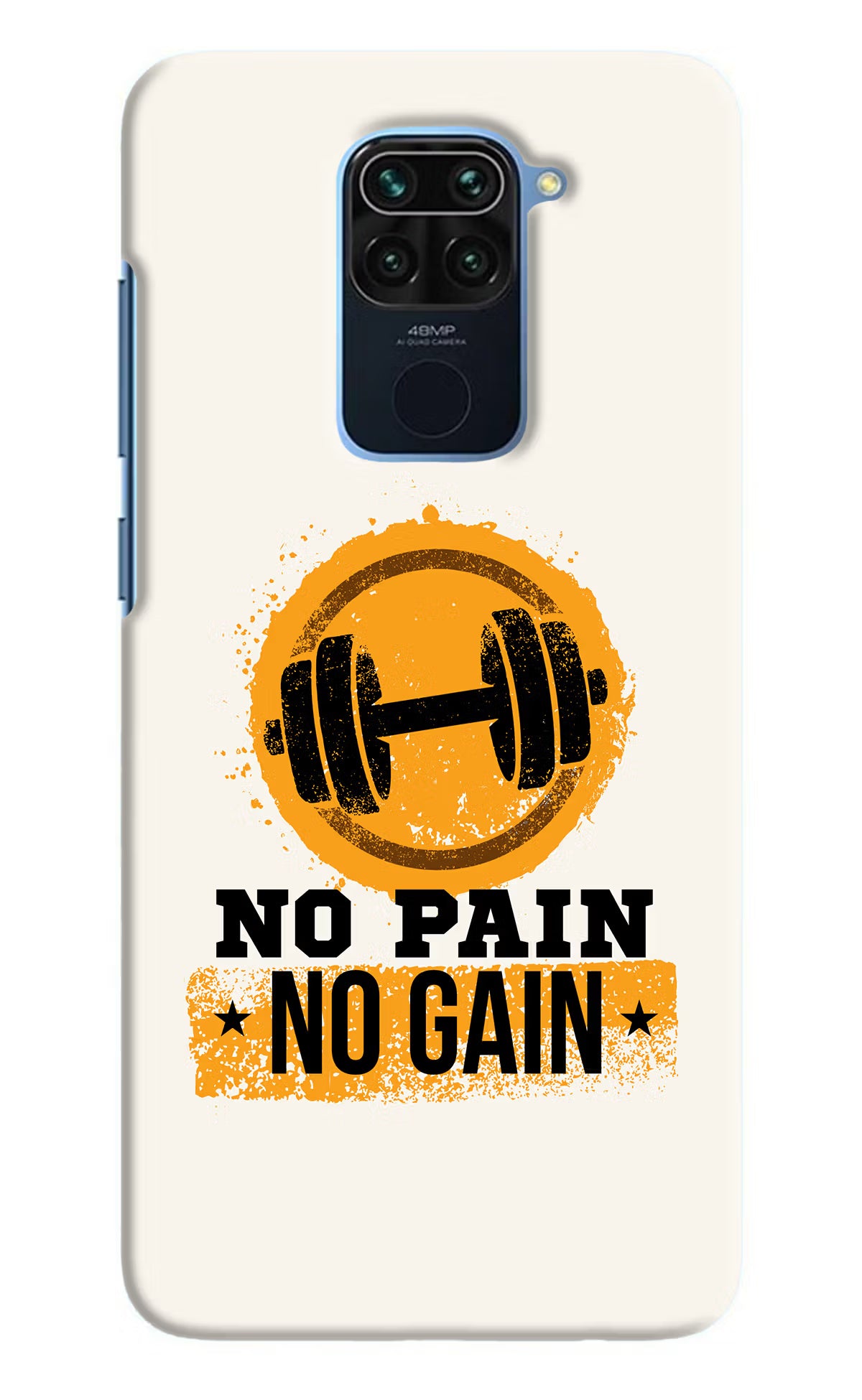 No Pain No Gain Redmi Note 9 Hard Case Back Cover by Casekaro