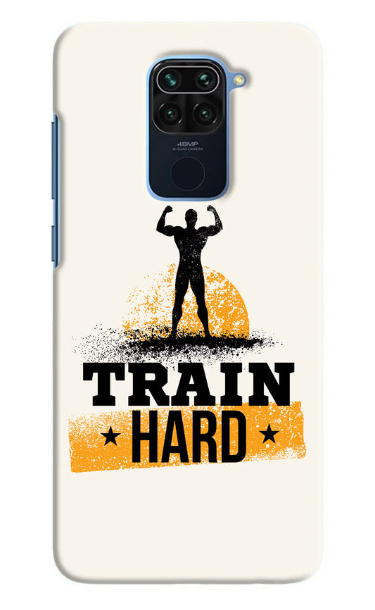 Train Hard Redmi Note 9 Hard Case Back Cover by Casekaro