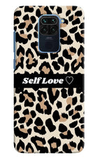 Leopard Print Self Love Redmi Note 9 Hard Case Back Cover by Casekaro