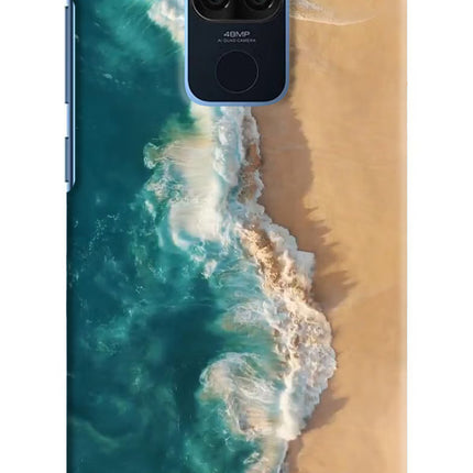 Ocean Beach Redmi Note 9 Hard Case Back Cover by Casekaro
