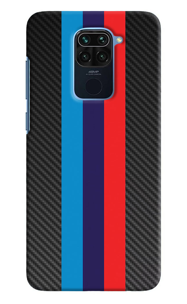BMW Stripes Pattern Redmi Note 9 Hard Case Back Cover by Casekaro