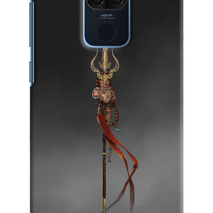 Shiv Trishul Redmi Note 9 Hard Case Back Cover by Casekaro