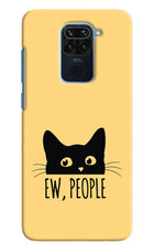 Ew People Catitude Redmi Note 9 Hard Case Back Cover by Casekaro