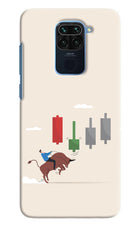 Bull Trading Momentum Redmi Note 9 Hard Case Back Cover by Casekaro