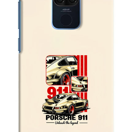 Classic Porsche 911 Redmi Note 9 Hard Case Back Cover by Casekaro