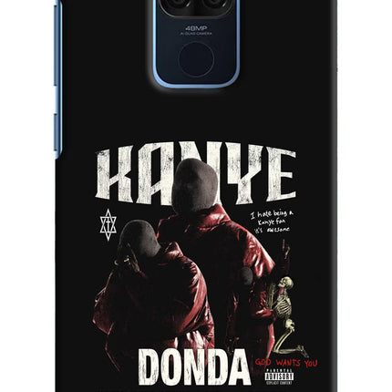 Donda Kanye West Redmi Note 9 Hard Case Back Cover by Casekaro