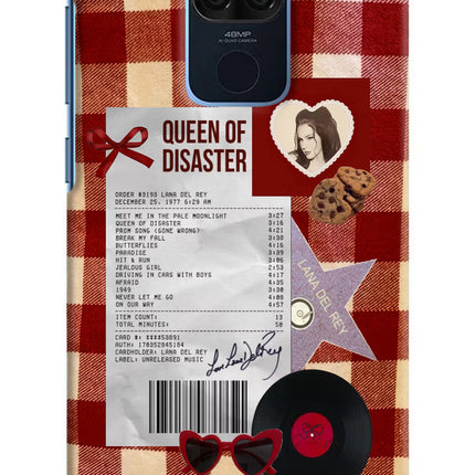 Queen of Disaster Redmi Note 9 Hard Case Back Cover by Casekaro