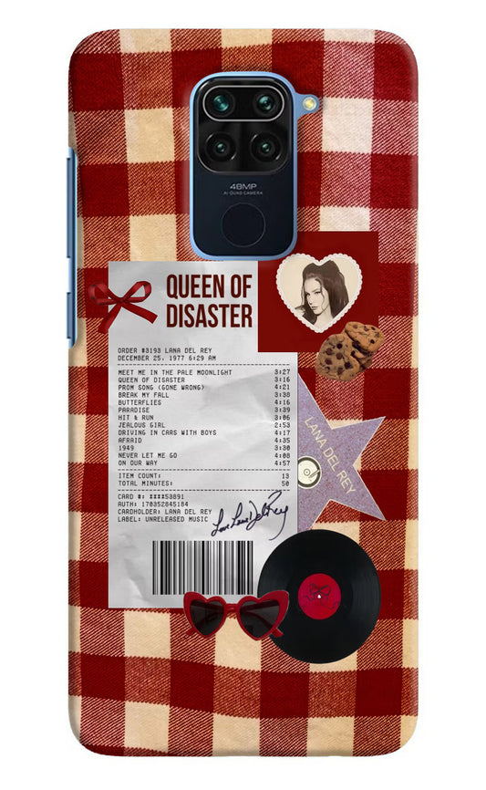Queen of Disaster Redmi Note 9 Hard Case Back Cover by Casekaro