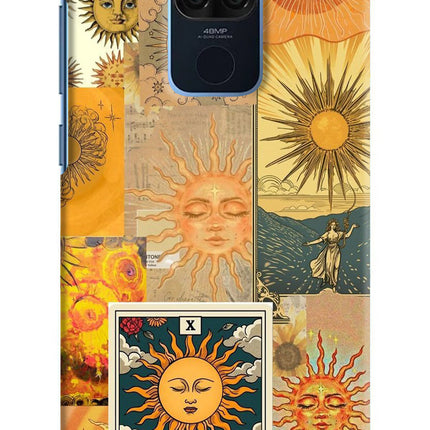 Sun Redmi Note 9 Hard Case Back Cover by Casekaro