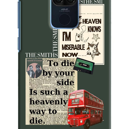 The Smiths Redmi Note 9 Hard Case Back Cover by Casekaro