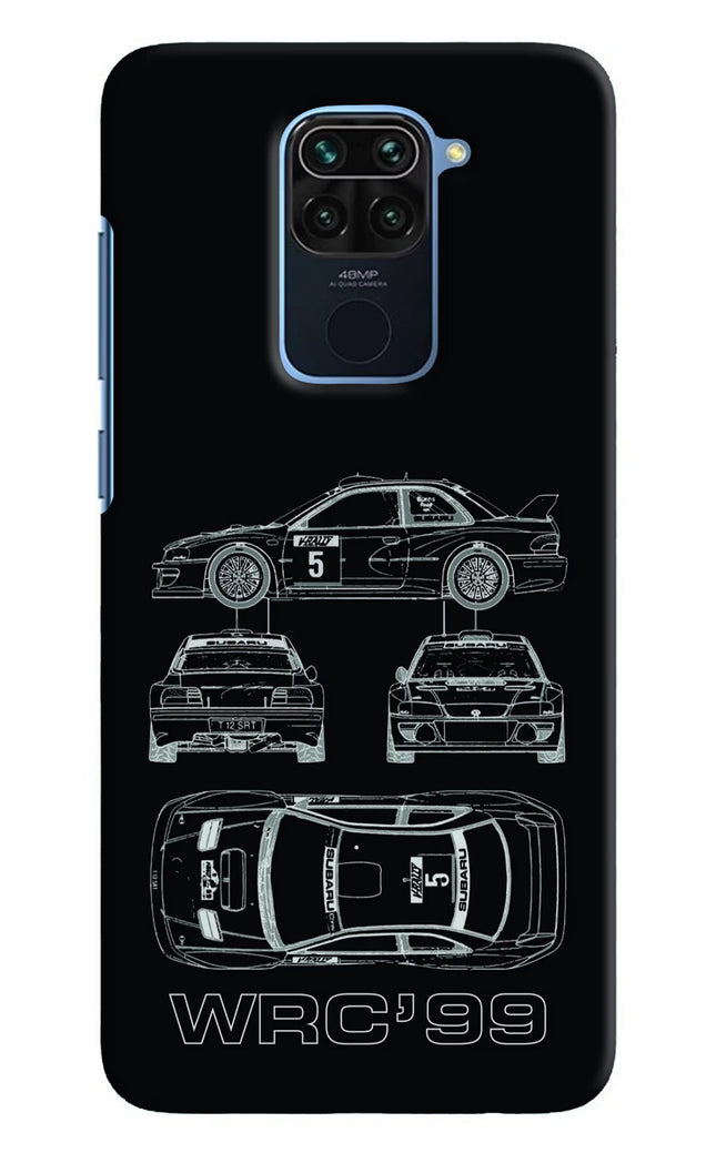 WRC'99 Redmi Note 9 Hard Case Back Cover by Casekaro