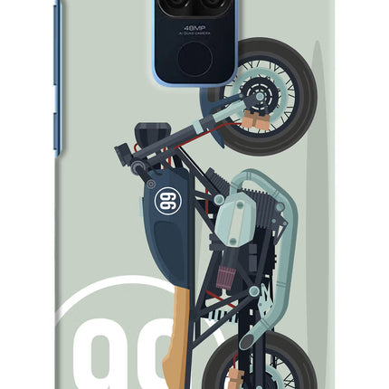 Classic Cafe Racer 99 Redmi Note 9 Hard Case Back Cover by Casekaro