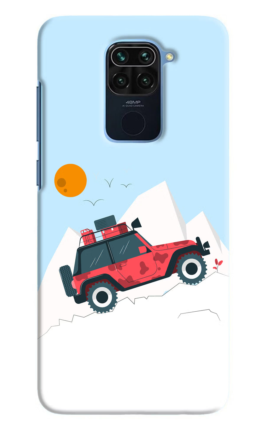 Mountain Trail Beast Redmi Note 9 Back Cover, Hard case