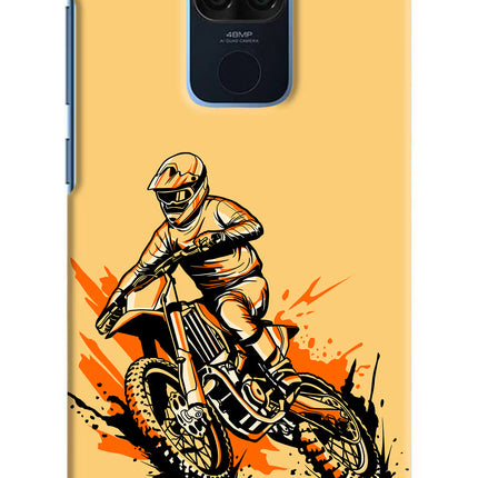 Off-Road Fury Redmi Note 9 Hard Case Back Cover by Casekaro