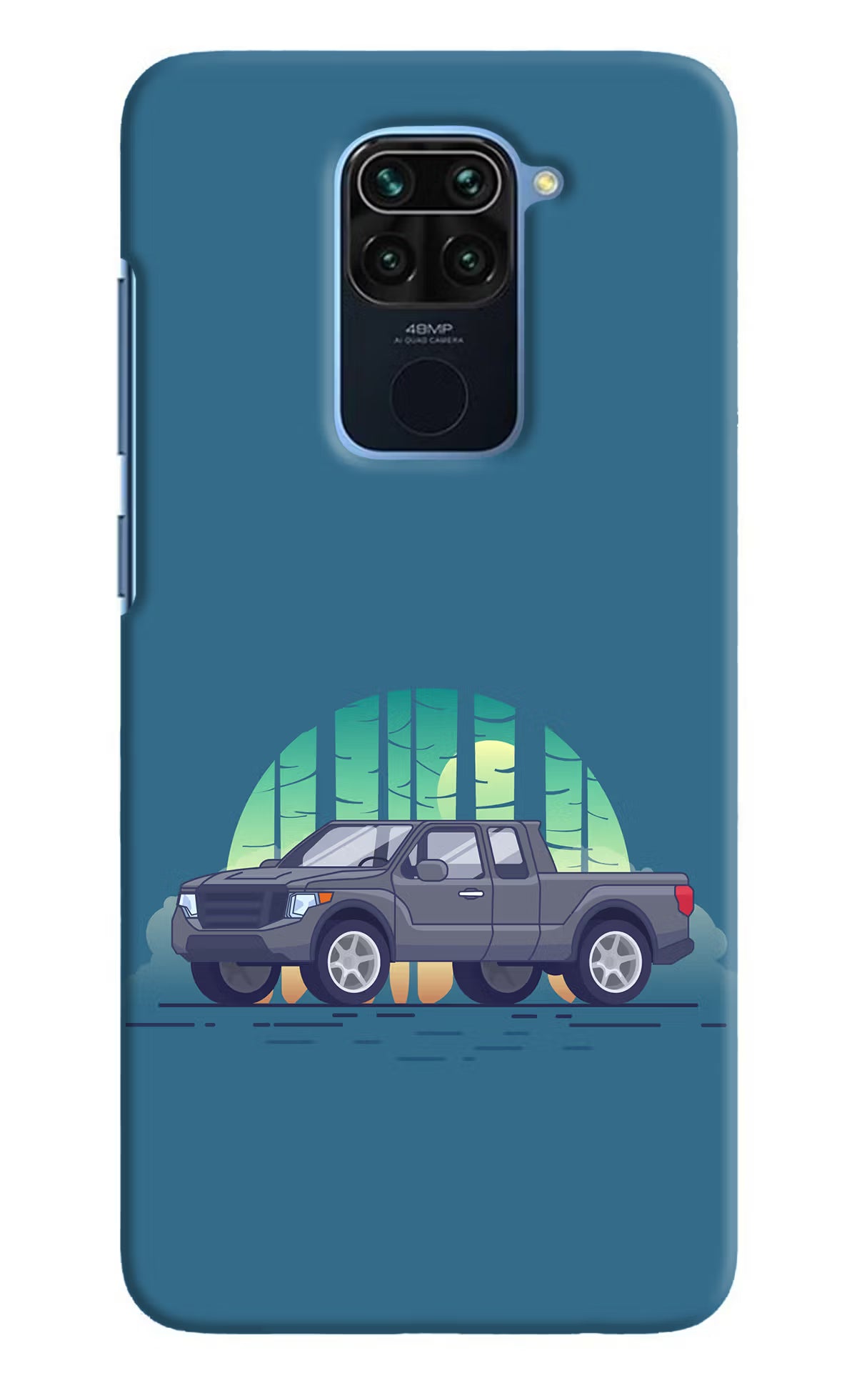 Retro Garage Vibe Redmi Note 9 Hard Case Back Cover by Casekaro