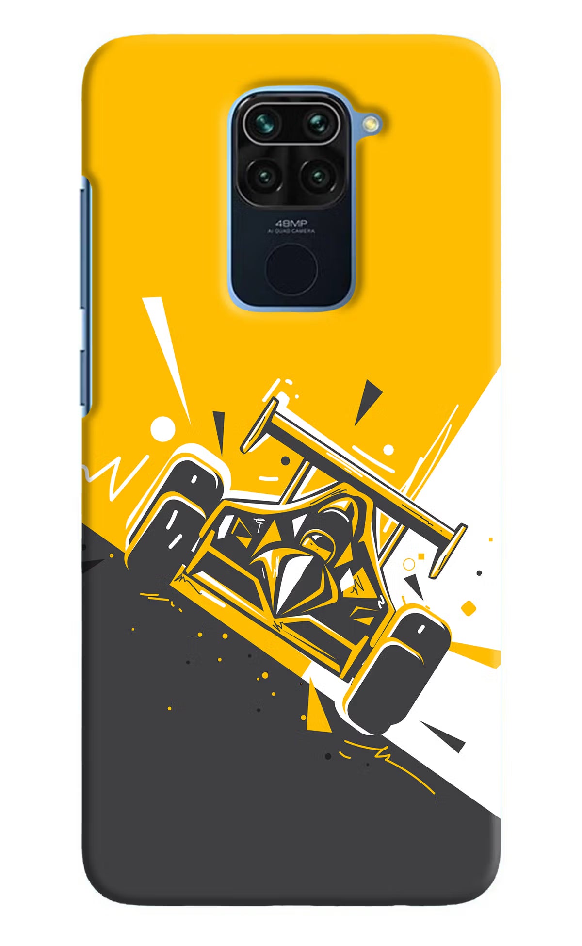 Track King Redmi Note 9 Hard Case Back Cover by Casekaro