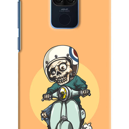 Undead Biker Redmi Note 9 Hard Case Back Cover by Casekaro