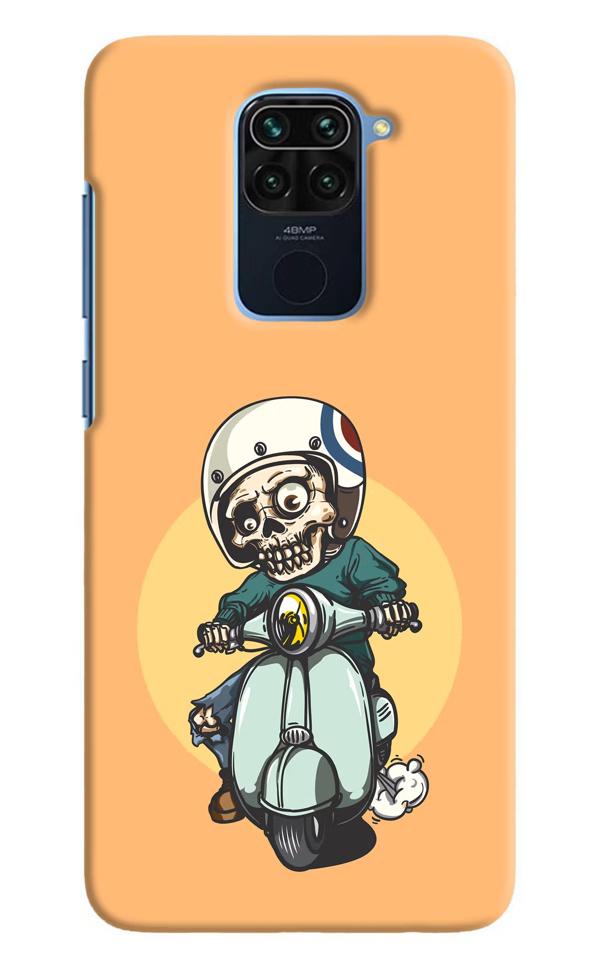 Undead Biker Redmi Note 9 Hard Case Back Cover by Casekaro