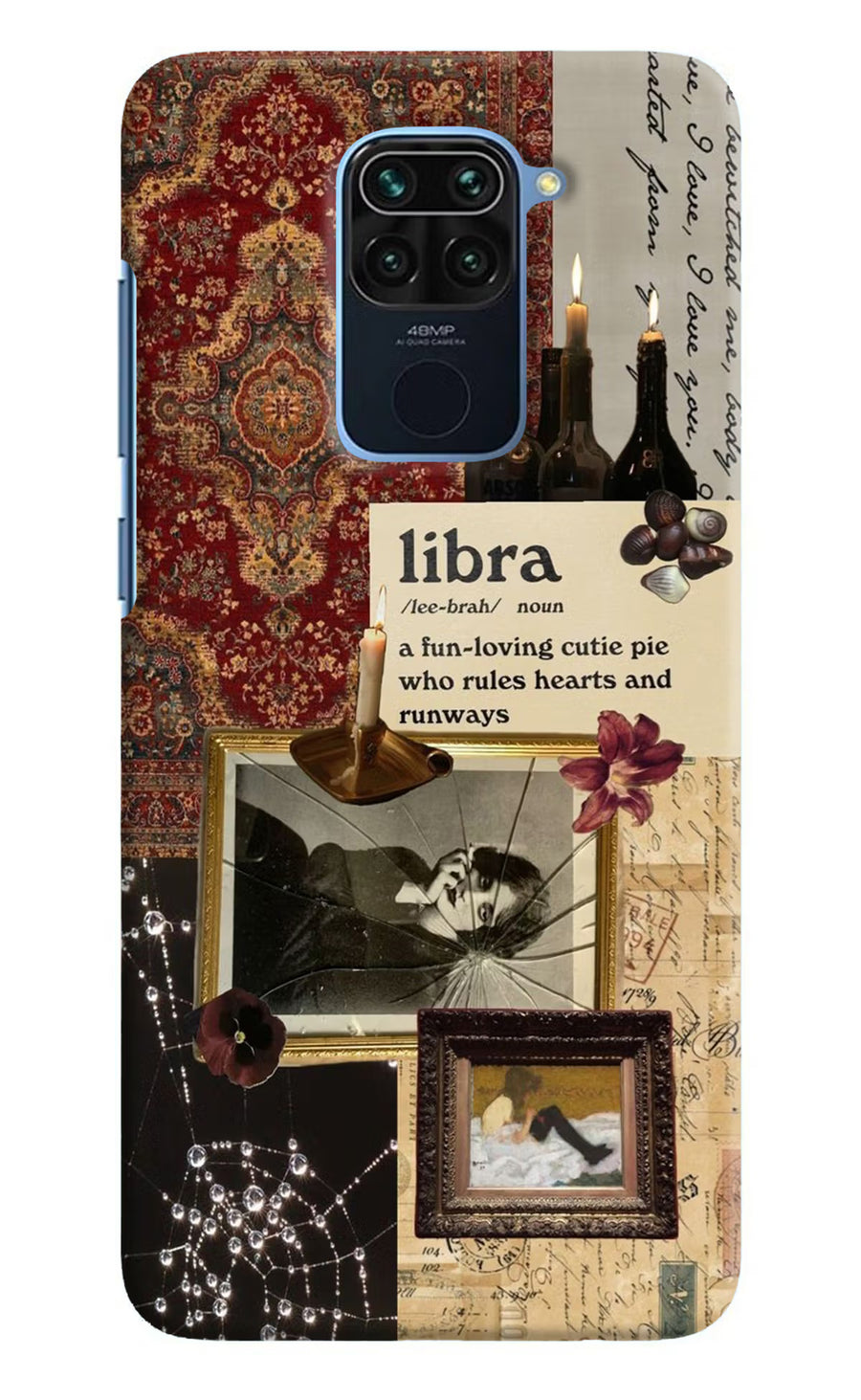 Libra Zodiac Redmi Note 9 Back Cover, Hard case