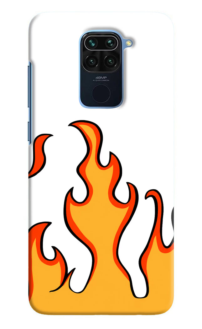 Fired Up – White Redmi Note 9 Hard Case Back Cover by Casekaro
