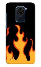 Fired Up – Black Redmi Note 9 Hard Case Back Cover by Casekaro