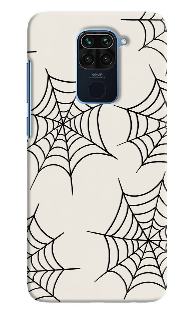 Spider Web Redmi Note 9 Hard Case Back Cover by Casekaro