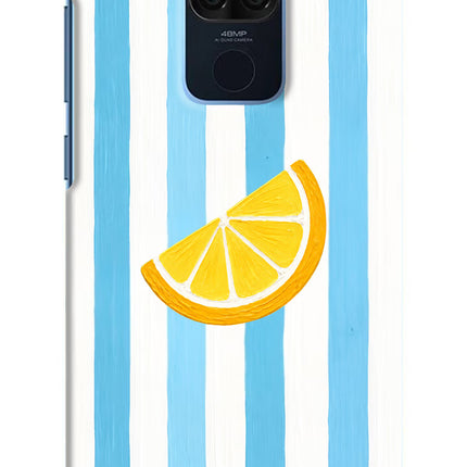 Summer Lemon Redmi Note 9 Hard Case Back Cover by Casekaro