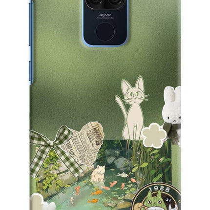 Aesthetic anime Redmi Note 9 Hard Case Back Cover by Casekaro