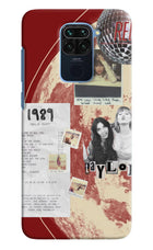 Taylor Swift Redmi Note 9 Hard Case Back Cover by Casekaro