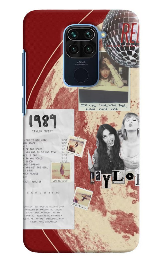 Taylor Swift Redmi Note 9 Hard Case Back Cover by Casekaro