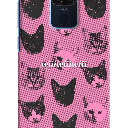 Pink Cats Redmi Note 9 Hard Case Back Cover by Casekaro